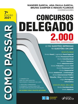 cover image of Como Passar em Concursos de Delegado